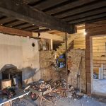 Durchbruch Treppenhaus Berghütte zum mieten