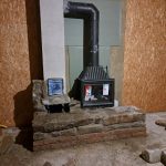 neuer Kamin für Selbstversorger Berghütte bayerischer Wald