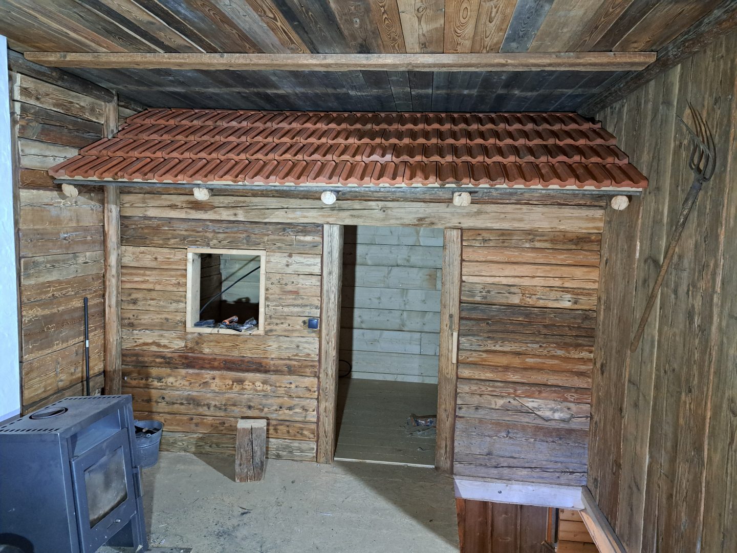 Badehaus im Mühlhaisl Hütte für Selbstversorger in der Natur